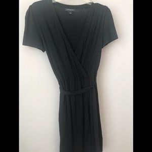 Banana republic black wrap dress